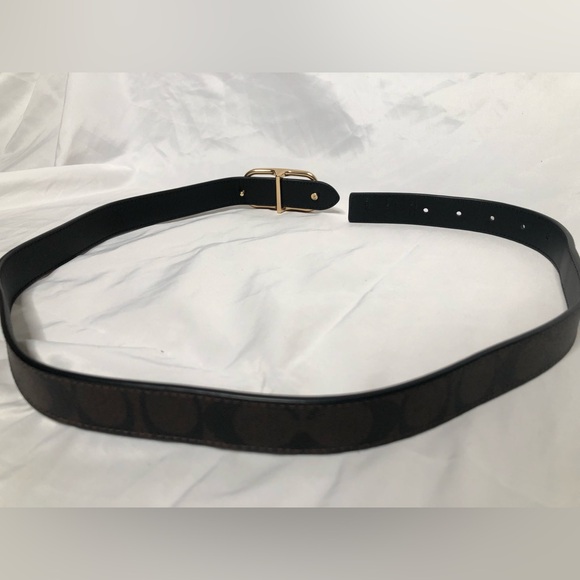 Coach New York Leather Belt— VERY NICE —33.5in Length - Picture 11 of 12